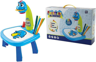 LED Projector Art Painting Table for Kids